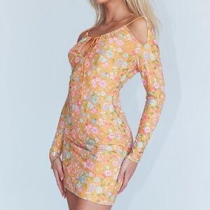 PRINCESS POLLY Juliette Mini Dress Orange